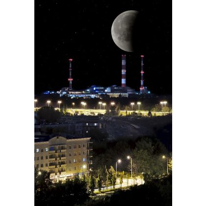 Zaćmienie księżyca, Kamil Mąkosza, fotografia artystyczna