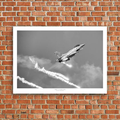 Plakat Samolot - F-16 100x70, Agnieszka Potocka-Makoś, fotografia artystyczna