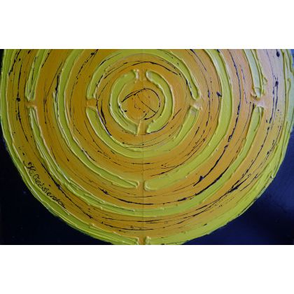Krystyna Ciećwierska - obrazy akryl - w labiryncie foto #4