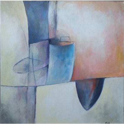 Abstrakcja II, Paulina Lebida, obrazy akryl