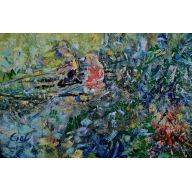 DWOJE O PORANKU, 80X120 CM, 2019