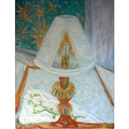 Lampka, Elżbieta Goszczycka, obrazy olejne