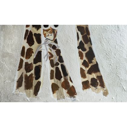 Olimpia Ciećwierska  - obrazy akryl - Paczka żyraf foto #4