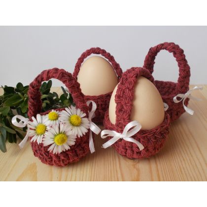 Danuta Zgoł -  poduszki dekoracyjne - Mini koszyczek na jajko foto #1