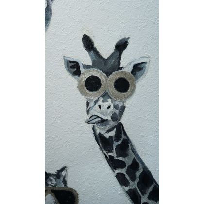 Olimpia Ciećwierska  - obrazy akryl - Paczka żyraf 2 foto #4