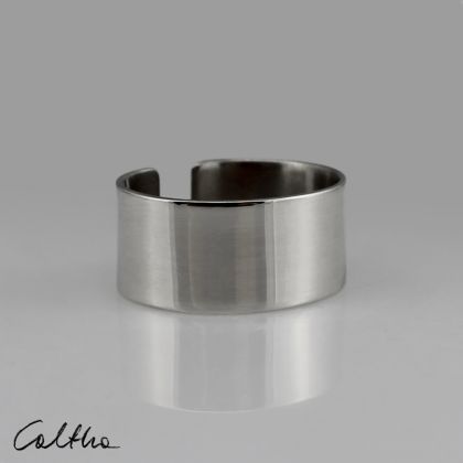 Caltha - pierścionki - Gładki - srebrny pierścionek foto #1