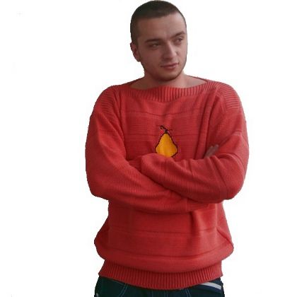 Sweter z gruszką XXL, MarMat, męskie