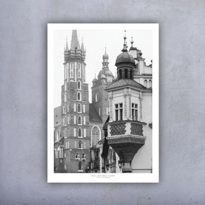 Plakat 100x70 - Kraków Mariacki i Sukie, Agnieszka Potocka-Makoś, fotografia artystyczna