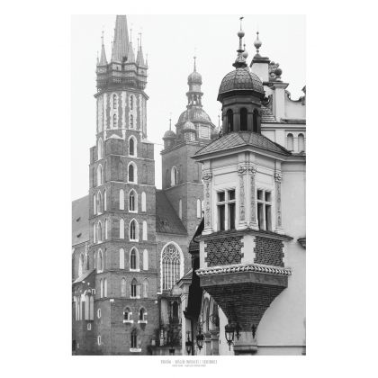 Agnieszka Potocka-Makoś - fotografia artystyczna - Plakat 50x70 - Kraków Mariacki i Sukie foto #1