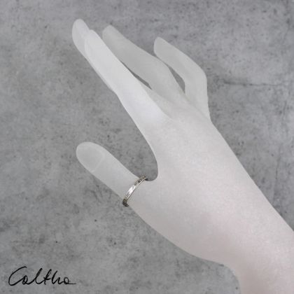 Caltha - pierścionki - Srebrny pierścionek rozm.12 foto #4