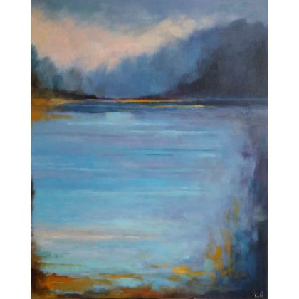 Koniec sierpnia, Paulina Lebida, obrazy akryl