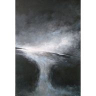Abstrakcja w czerni i bieli 70/100 cm