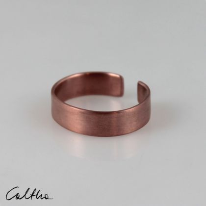 Caltha - pierścionki - Satyna - miedziany pierścionek foto #1