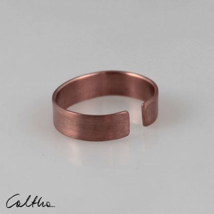 Caltha - pierścionki - Satyna - miedziany pierścionek foto #2