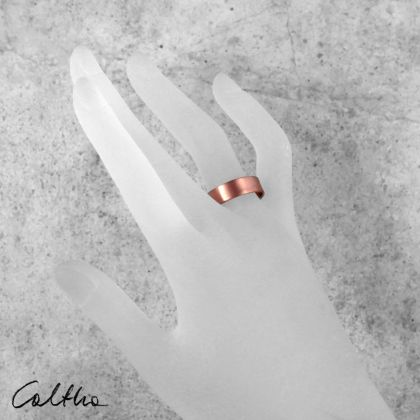Caltha - pierścionki - Satyna - miedziany pierścionek foto #3