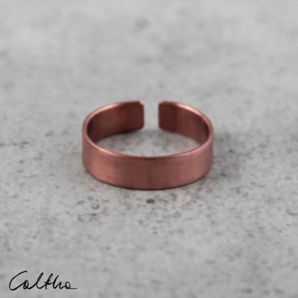 Caltha - pierścionki - Satyna - miedziany pierścionek foto #4