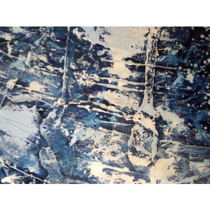 Olimpia Dobosz - obrazy olejne - Zimowa abstrakcja foto #1