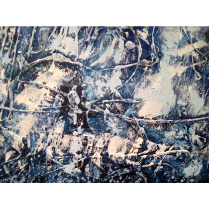 Olimpia Dobosz - obrazy olejne - Zimowa abstrakcja foto #2
