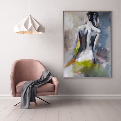 Alina Louka - obrazy akryl - woman 100x70cm foto #3