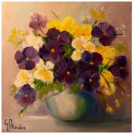 BRATKI OBRAZ OLEJNY 25-25CM