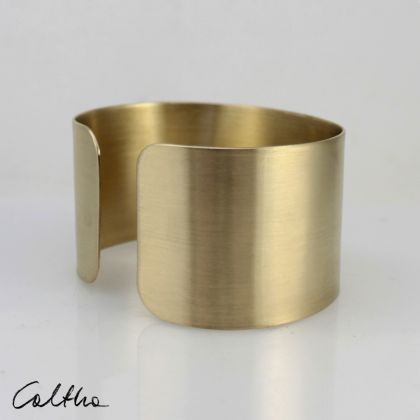 Caltha - bransoletki - Satyna - mosiężna bransoleta foto #1
