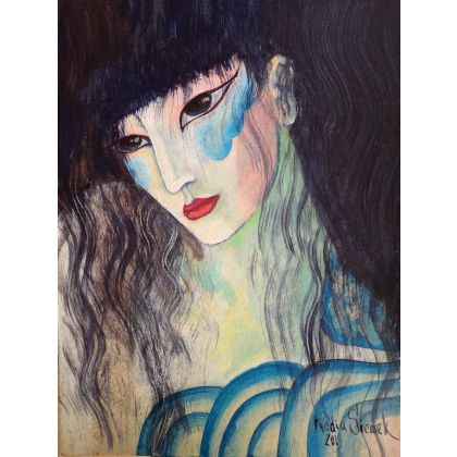 Kabuki, Nadia Siemek, obrazy akryl