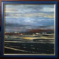 ABSTRAKCJA II W RAMIE - OBRAZ AKRYLOWY