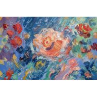 Rustykalny - Kwiaty, 120x80