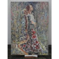 TANCERKA FLAMENCO, HALOIMPRESJONIZM