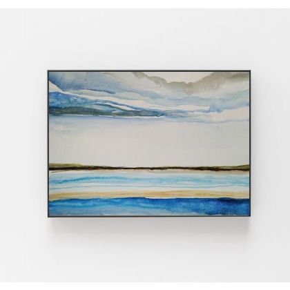 Paulina Lebida - obrazy akwarela - Morze-obraz  akwarela foto #1