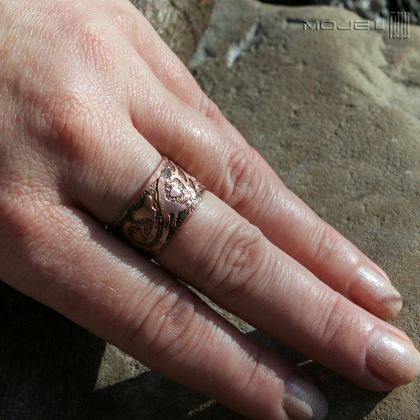 Moje MW - pierścionki - Meandryczna miedź foto #4