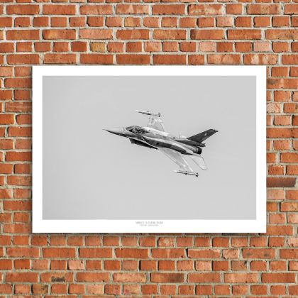 Plakat Samolot - F-16 50x70, Agnieszka Potocka-Makoś, fotografia artystyczna