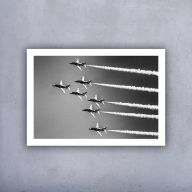 PLAKAT SAMOLOTY - W SZYKU 50X70