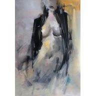 OBRAZ AKT PASTELOWY 100X70