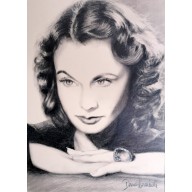 VIVIEN LEIGH - RYSUNEK PORTRETOWY