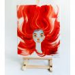 portret dziewczyny z czerwonymi włosami