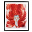 portret dziewczyny z czerwonymi włosami
