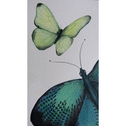 Anna Klinger - obrazy akwarela - Motyle małe foto #1