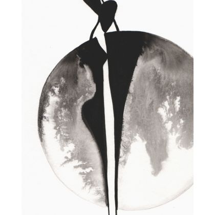 Krystyna Siwek - rysunki tech.mieszana - rysunek tuszem 30x40 cm, 2635834 foto #1