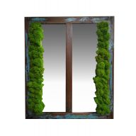 Lustro z mchem chrobotkiem 54/62 cm