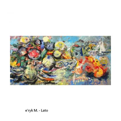 Eryk Maler - obrazy olejne - Lato, 120x60 cm foto #4