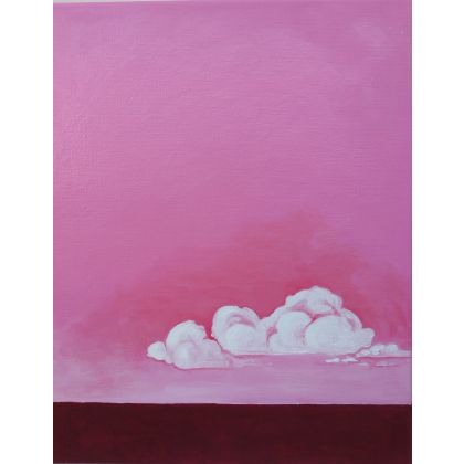 pink.cloud, Paula Pasik, obrazy akryl