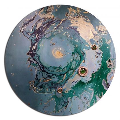 Aleksandra Semeniuk - obrazy tech. mieszana - Krajobraz księżycowy 44 foto #1