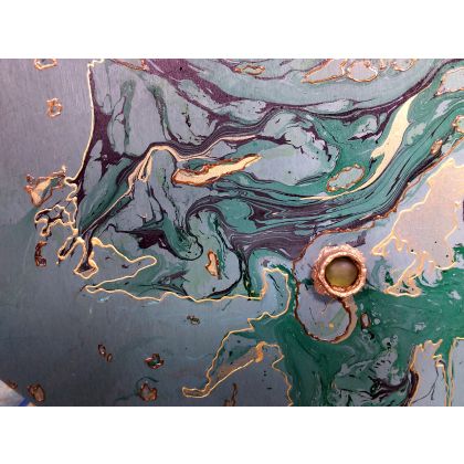 Aleksandra Semeniuk - obrazy tech. mieszana - Krajobraz księżycowy 44 foto #2