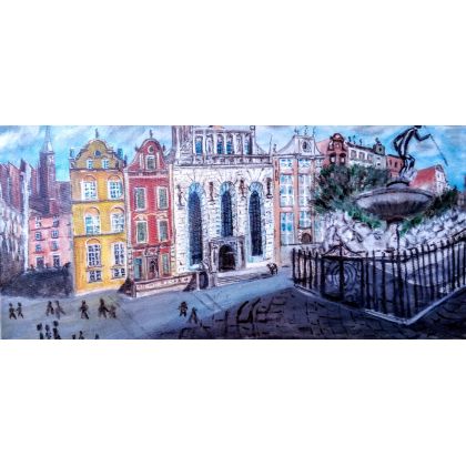 Gdańsk, Krystyna Mościszko, obrazy akryl