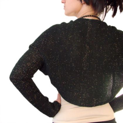 halo-pracownia - bolerka,bezrękawniki - bolerko z bufkami foto #2