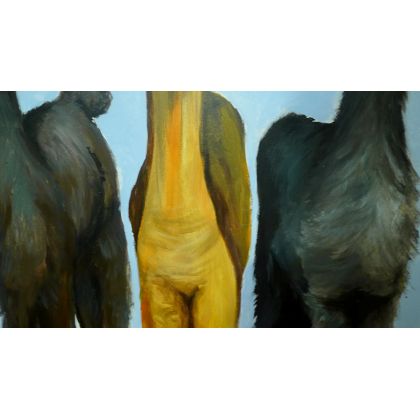 Olimpia Ciećwierska  - obrazy akryl - Trzy Alpaki foto #4