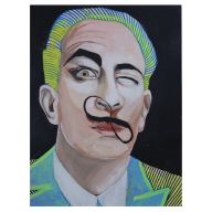 BLOND DALI, AKRYL 30 X 40CM