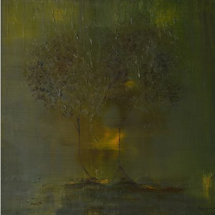 Obraz olejny abstrakcja -Jesień, Monika Muszyńska, obrazy olejne