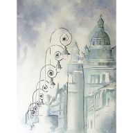 Pietryna - Łódź - grafika Giclée